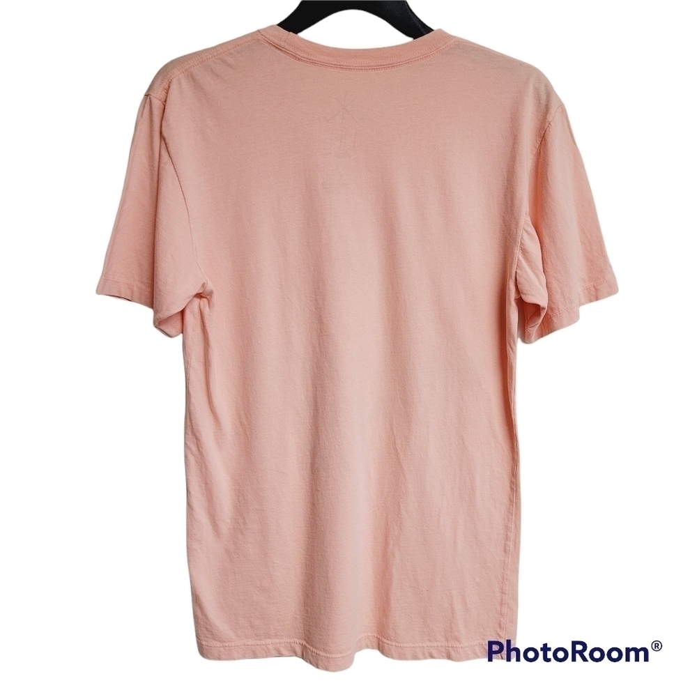 Life Clothing Co Graphic Peach Short Sleeve Shirt NWOT Women's Size Small - Picture 2 of 6